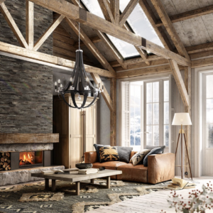 Lux-Home-Interior-Design-Showroom-Lafayette-CA-Crystal-Chandelier-Schonbek-Lighting-Rustic-Modern-Family-Room