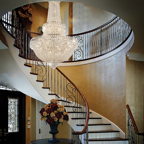 Lux-Home-Interior-Design-Showroom-Lafayette-CA-Crystal-Chandelier-Schonbek-Lighting-Statement-Entrance